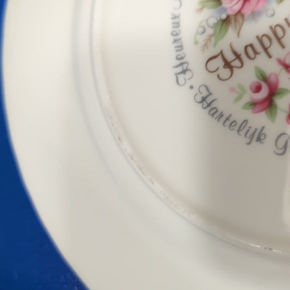 Royal Albert Happy Birthday Plate - Picture 8 of 9
